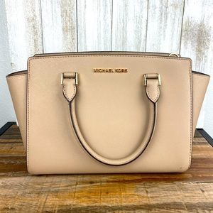 Michael Kors leather handbag